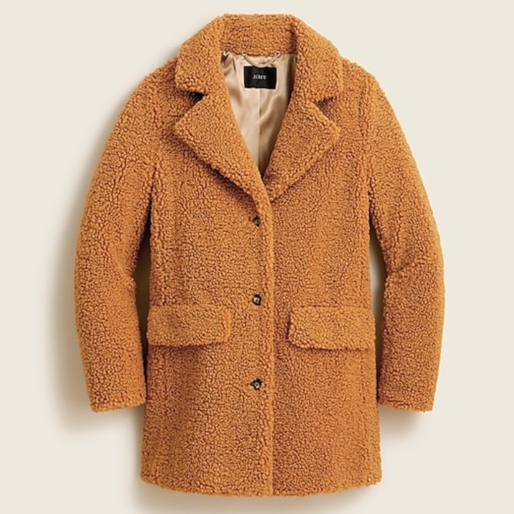 NWT J. Crew Women's‎ Teddy Sherpa Jacket Coat
